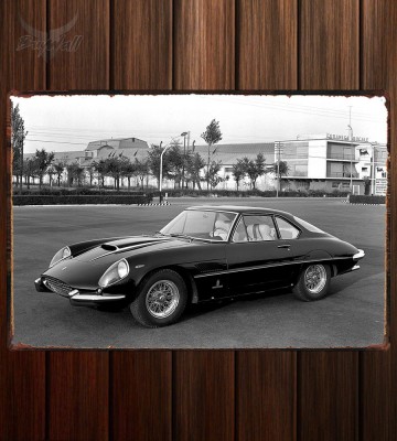 Металлическая табличка Ferrari 400 Superamerica Coupe Aerodinamico (covered headlights) (Tipo 538)